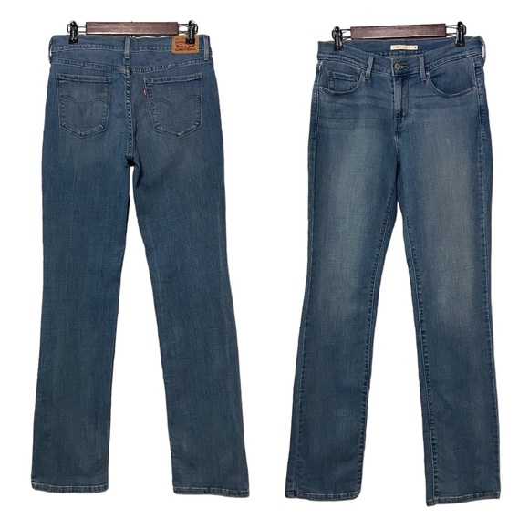 Levi’s 505 Straight Leg Jeans Blue - Picture 14 of 16